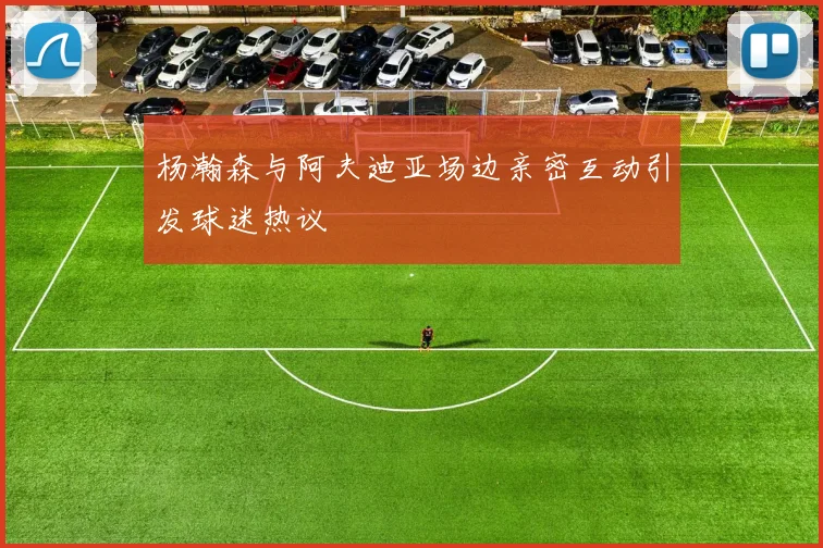 杨瀚森与阿夫迪亚场边亲密互动引发球迷热议